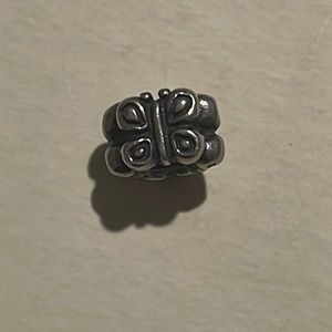 Retired Pandora butterfly garden charm